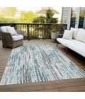 Addison Rugs Chantille Teal ACN1684 9ft. x 12ft. Rect. Rug