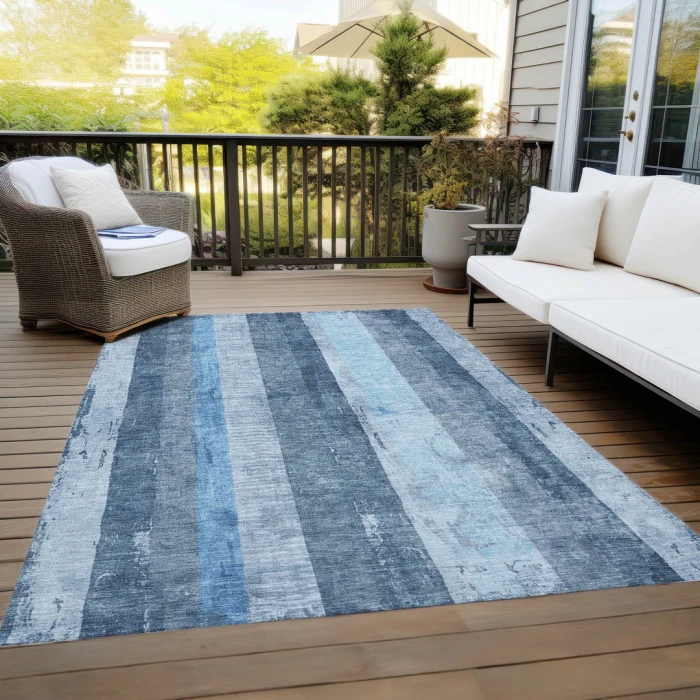 Addison Rugs Chantille Blue ACN1689 8ft. x 10ft. Rect. Rug