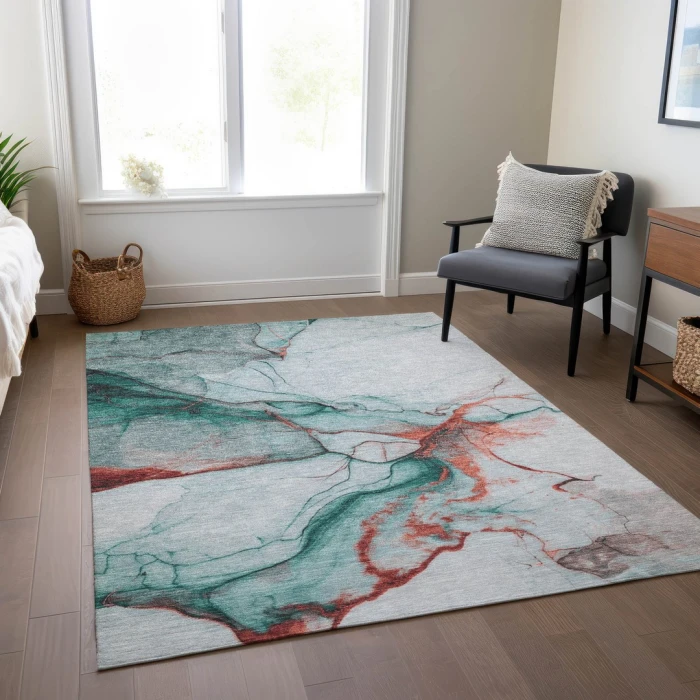 Addison Rugs Chantille Teal ACN1690 8ft. x 10ft. Rect. Rug