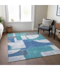 Addison Rugs Chantille Teal ACN1692 8ft. x 10ft. Rect. Rug