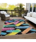 Addison Rugs Chantille Black ACN1696 9ft. x 12ft. Rect. Rug