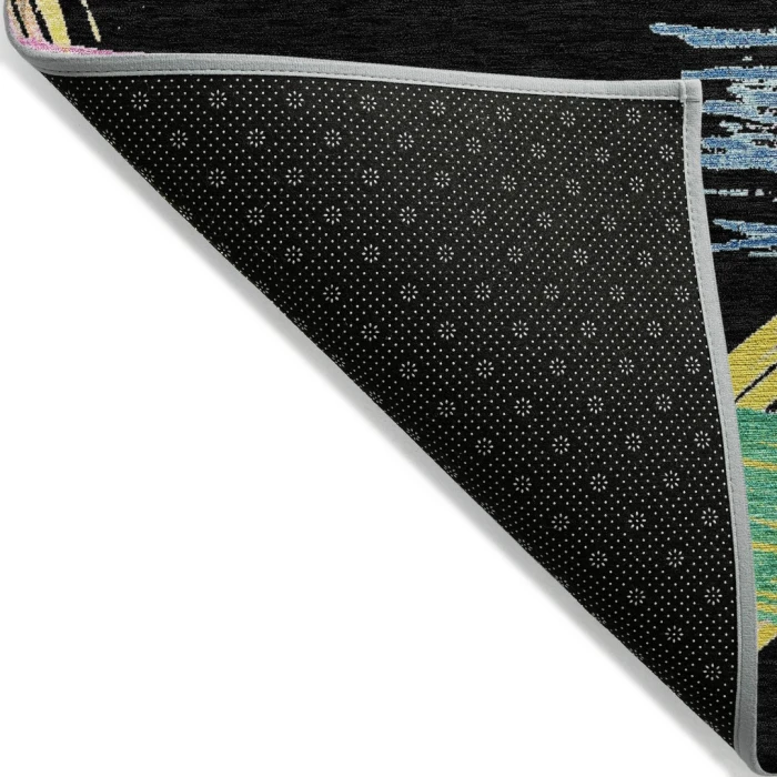Addison Rugs Chantille Black ACN1696 9ft. x 12ft. Rect. Rug
