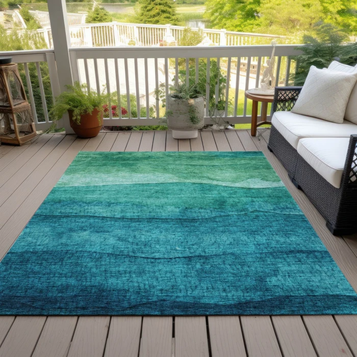 Addison Rugs Chantille Teal ACN1699 8ft. x 10ft. Rect. Rug