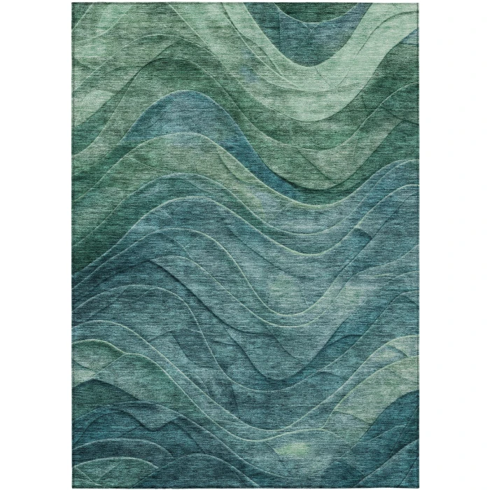 Addison Rugs Chantille Teal ACN1700 8ft. x 10ft. Rect. Rug