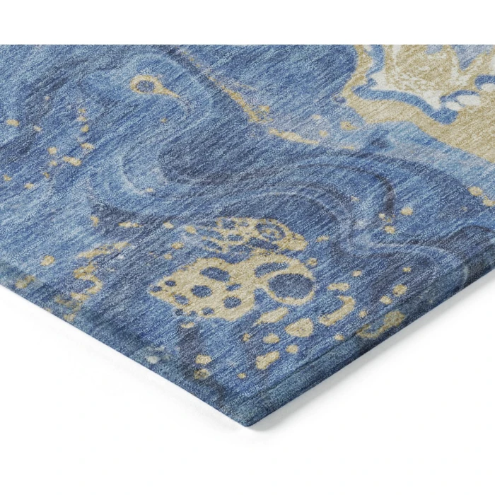 Addison Rugs Chantille Blue ACN1701 9ft. x 12ft. Rect. Rug