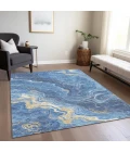 Addison Rugs Chantille Blue ACN1701 9ft. x 12ft. Rect. Rug