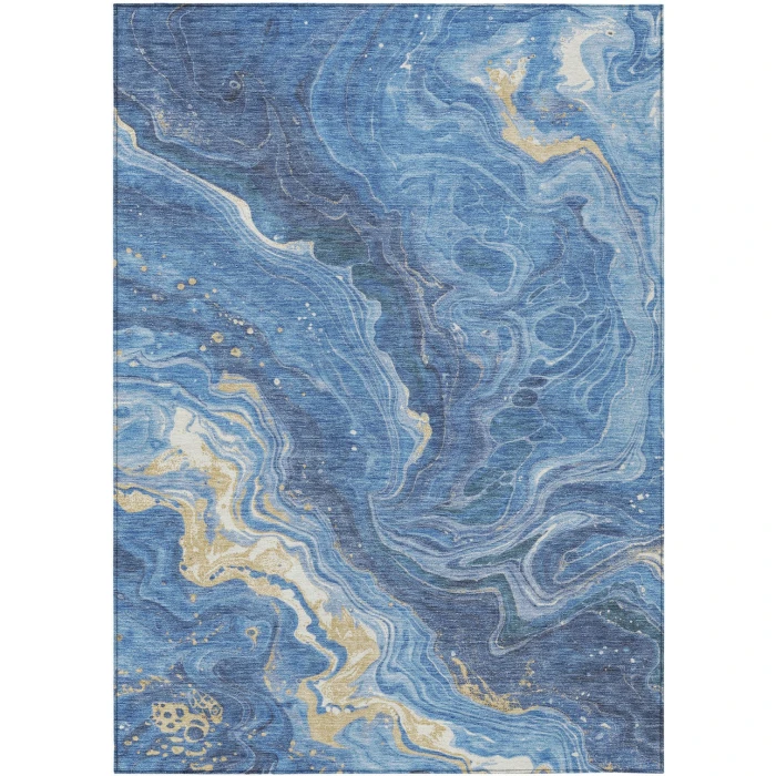 Addison Rugs Chantille Blue ACN1701 9ft. x 12ft. Rect. Rug