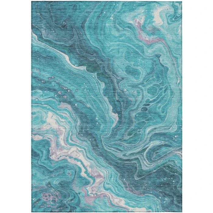 Addison Rugs Chantille Teal ACN1701 8ft. x 10ft. Rect. Rug