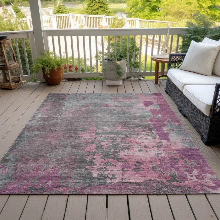 Addison Rugs Chantille Pink ACN1702 8ft. x 10ft. Rect. Rug