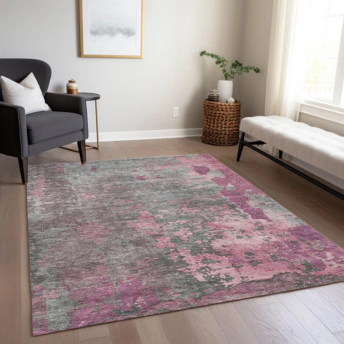 Addison Rugs Chantille Pink ACN1702 8ft. x 10ft. Rect. Rug