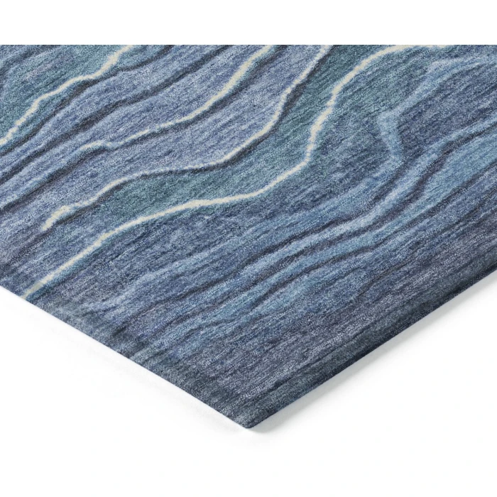 Addison Rugs Chantille Blue ACN1704 9ft. x 12ft. Rect. Rug