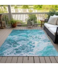 Addison Rugs Chantille Teal ACN1705 8ft. x 10ft. Rect. Rug