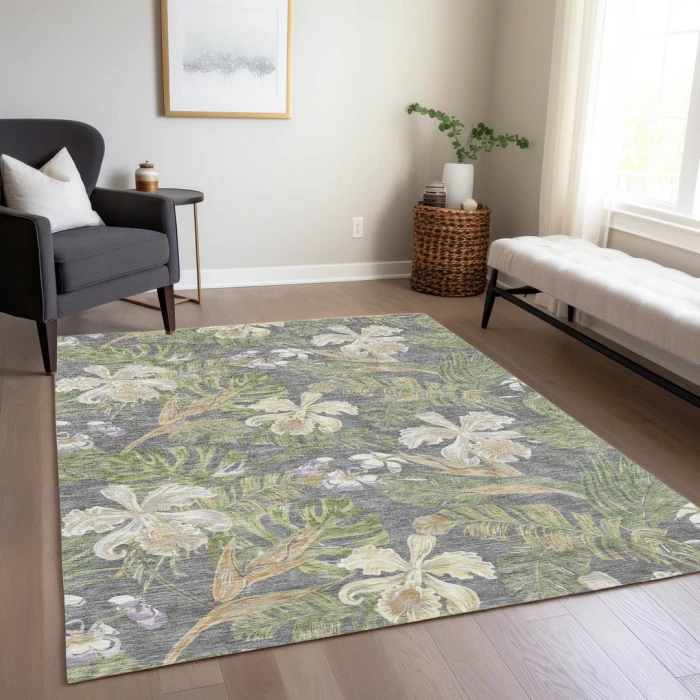 Addison Rugs Chantille Gray ACN1708 8ft. x 10ft. Rect. Rug