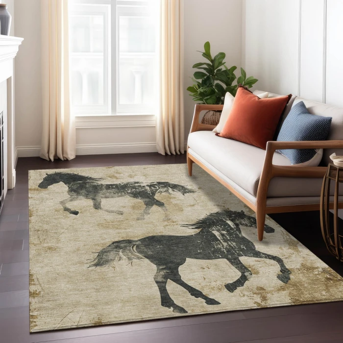 Addison Rugs Chantille Brown ACN1717 5ft. x 7ft.6in. Rect. Rug