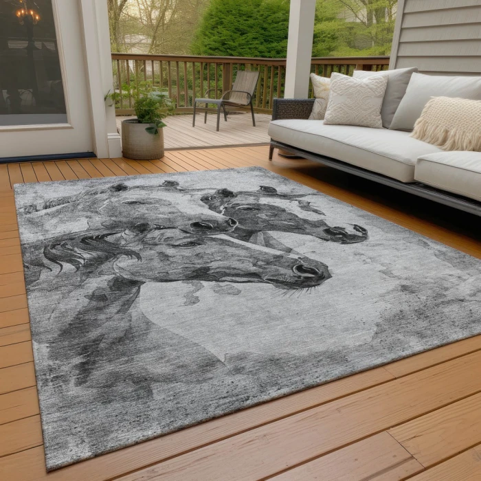 Addison Rugs Chantille Gray ACN1718 8ft. x 10ft. Rect. Rug
