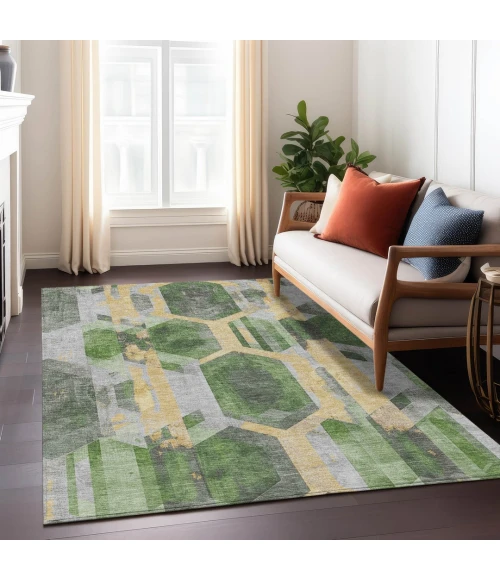Addison Rugs Chantille Green ACN1722 5ft. x 7ft.6in. Rect. Rug