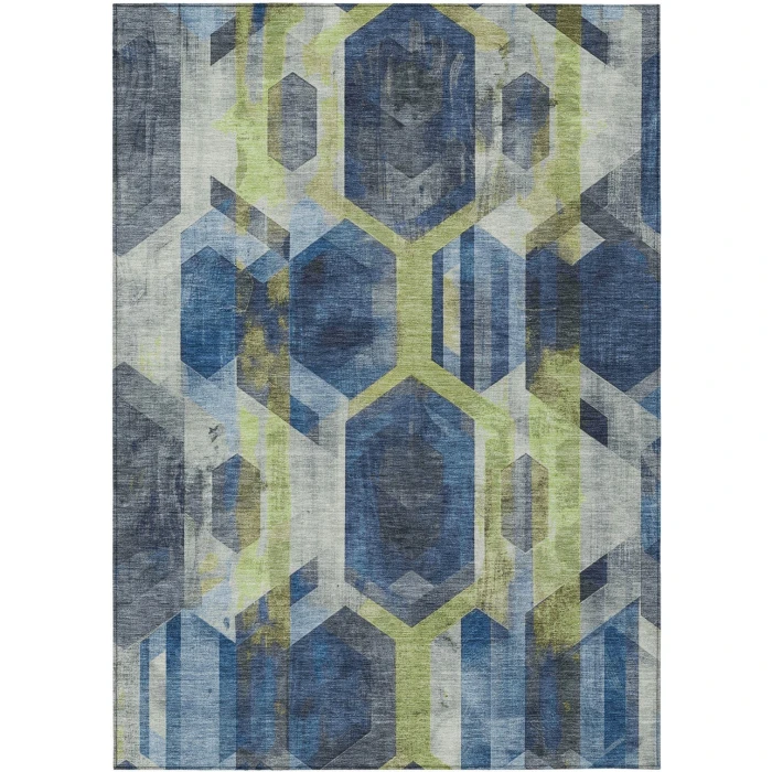 Addison Rugs Chantille Blue ACN1722 9ft. x 12ft. Rect. Rug