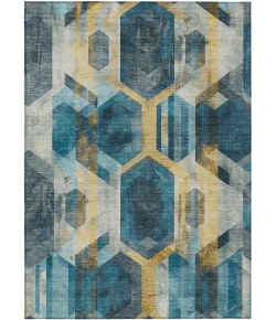 Addison Rugs Chantille Teal ACN1722 5ft. x 7ft.6in. Rect. Rug