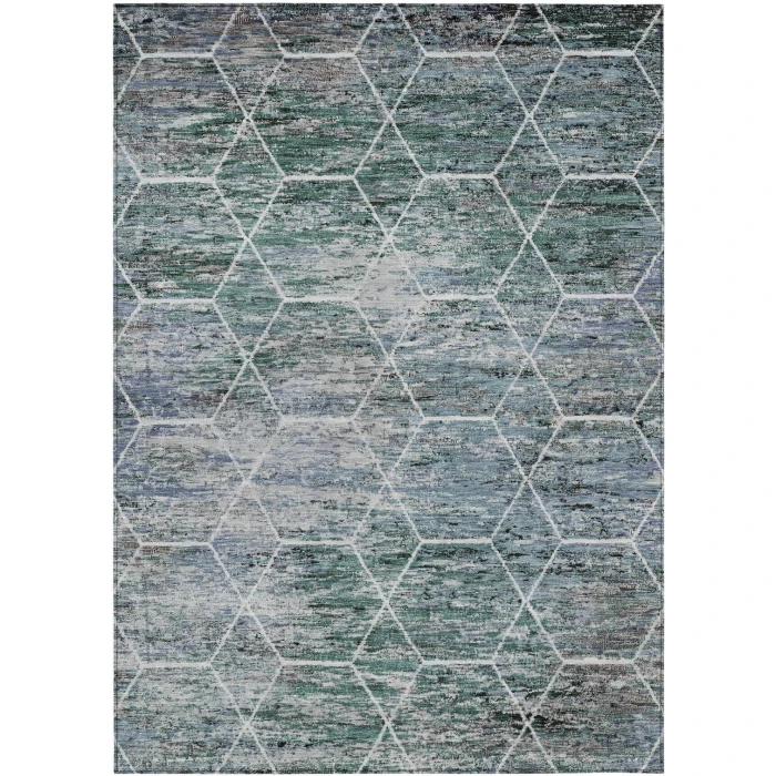 Addison Rugs Chantille Teal ACN1724 9ft. x 12ft. Rect. Rug