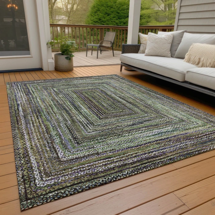 Addison Rugs Chantille Green ACN1725 9ft. x 12ft. Rect. Rug