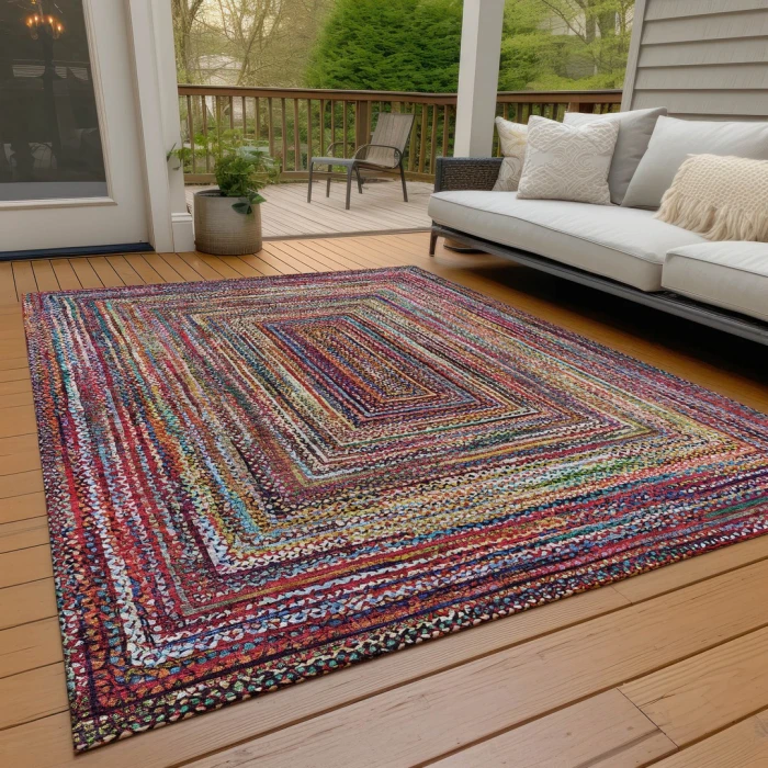 Addison Rugs Chantille Orange ACN1725 5ft. x 7ft.6in. Rect. Rug