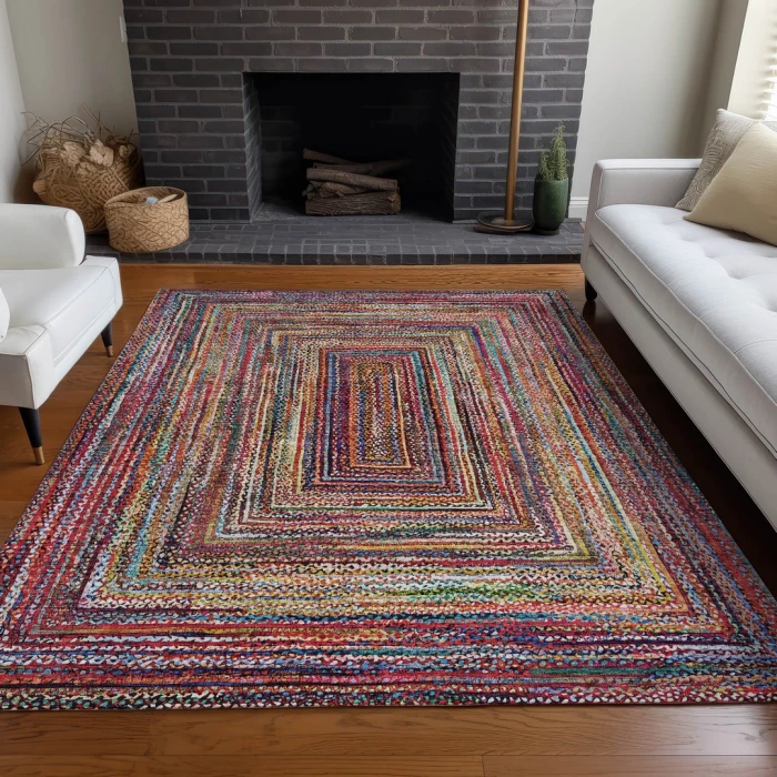 Addison Rugs Chantille Orange ACN1725 5ft. x 7ft.6in. Rect. Rug