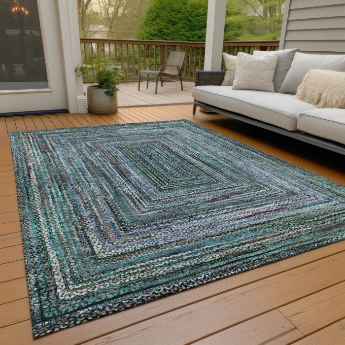 Addison Rugs Chantille Teal ACN1725 5ft. x 7ft.6in. Rect. Rug