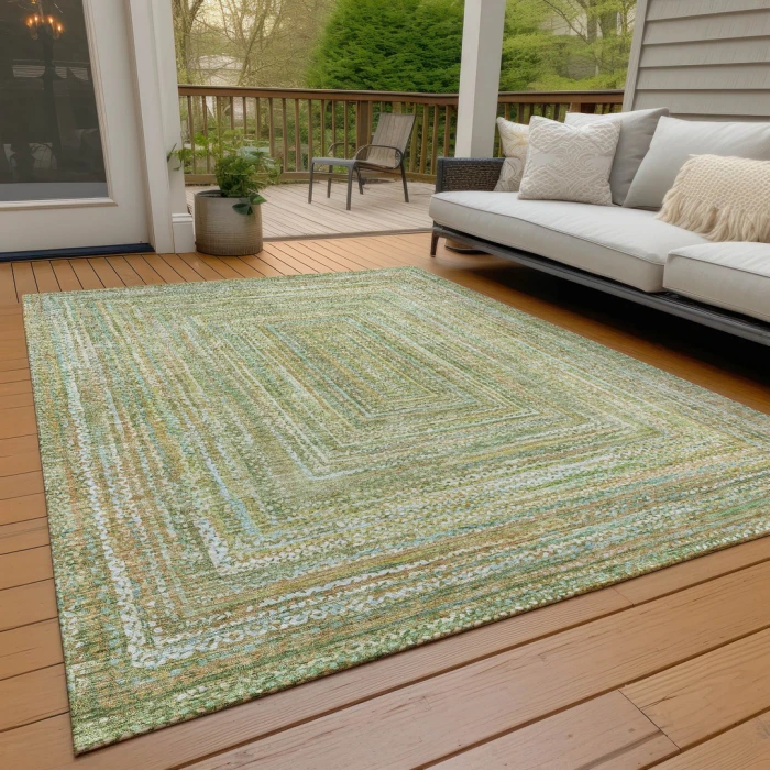 Addison Rugs Chantille Green ACN1726 8ft. x 10ft. Rect. Rug