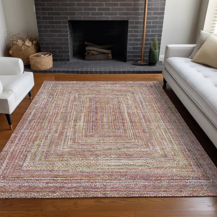 Addison Rugs Chantille Orange ACN1726 8ft. x 10ft. Rect. Rug