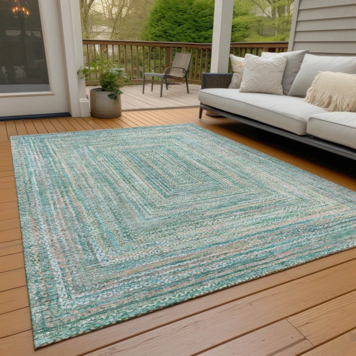 Addison Rugs Chantille Teal ACN1726 8ft. x 10ft. Rect. Rug