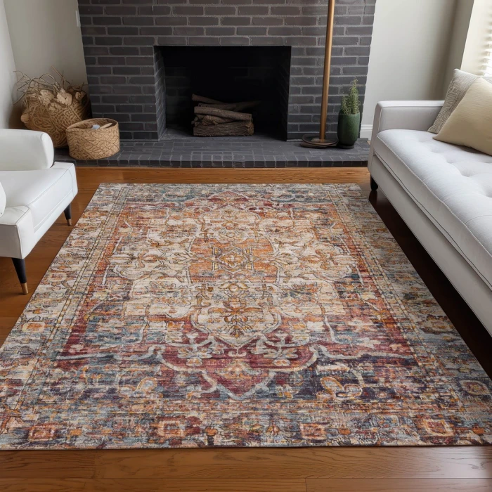 Addison Rugs Chantille Orange ACN1728 5ft. x 7ft.6in. Rect. Rug