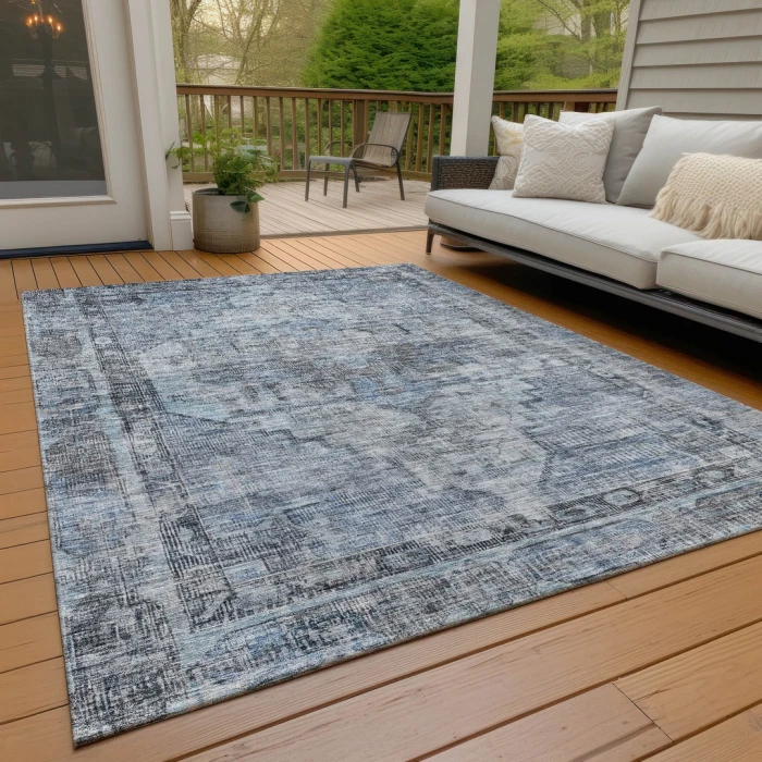 Addison Rugs Chantille Blue ACN1729 9ft. x 12ft. Rect. Rug