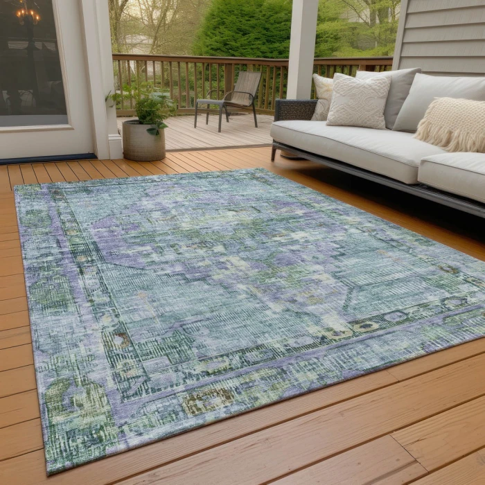 Addison Rugs Chantille Teal ACN1730 9ft. x 12ft. Rect. Rug