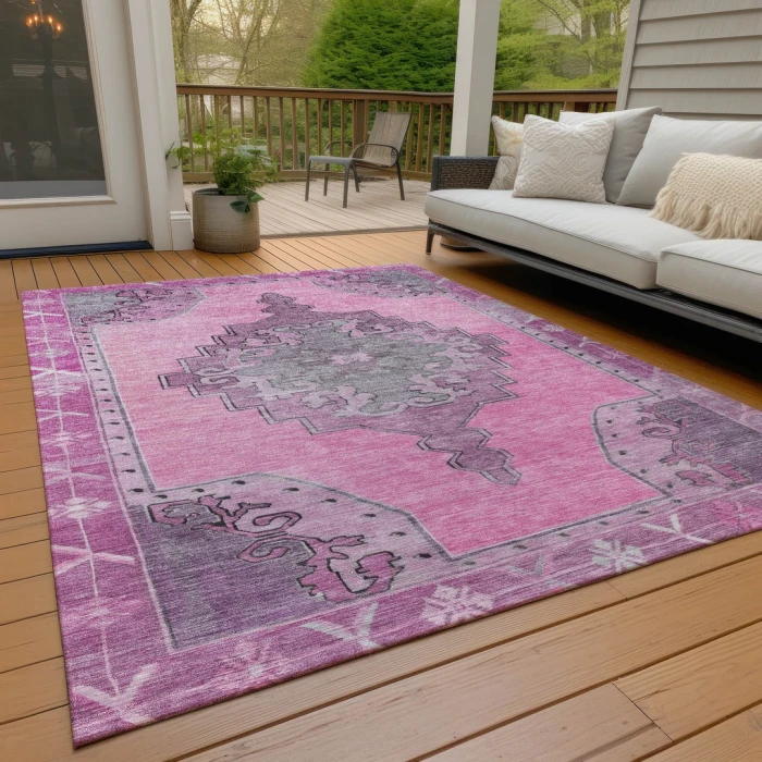 Addison Rugs Chantille Pink ACN1731 8ft. x 10ft. Rect. Rug