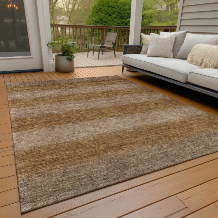 Addison Rugs Chantille Brown ACN1733 9ft. x 12ft. Rect. Rug