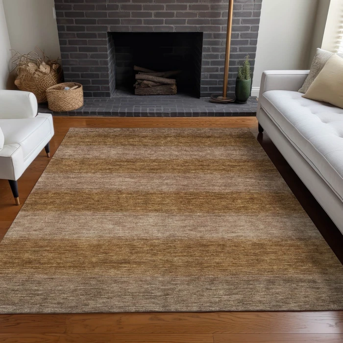 Addison Rugs Chantille Brown ACN1733 9ft. x 12ft. Rect. Rug