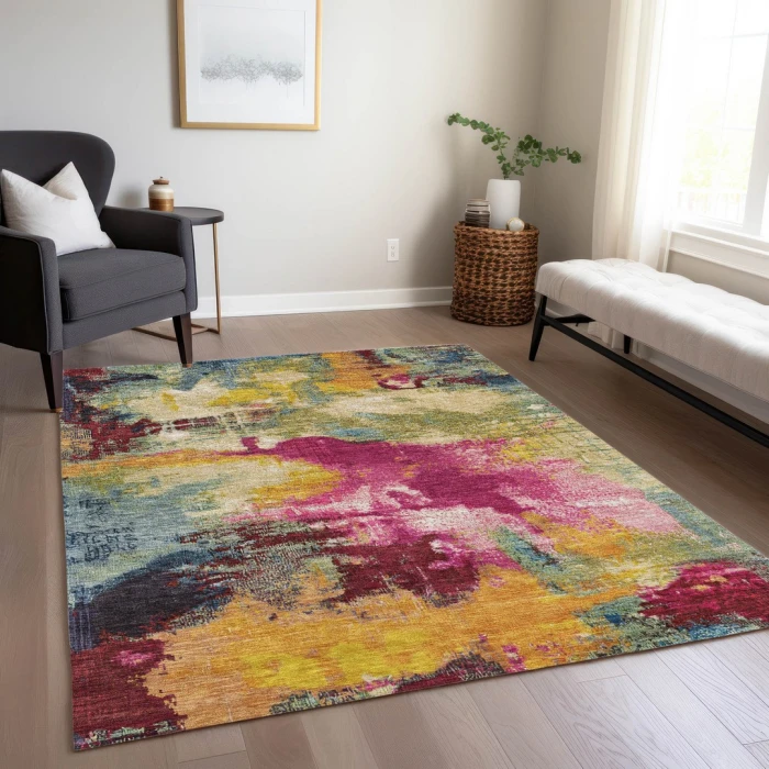 Addison Rugs Chantille Red ACN1738 9ft. x 12ft. Rect. Rug