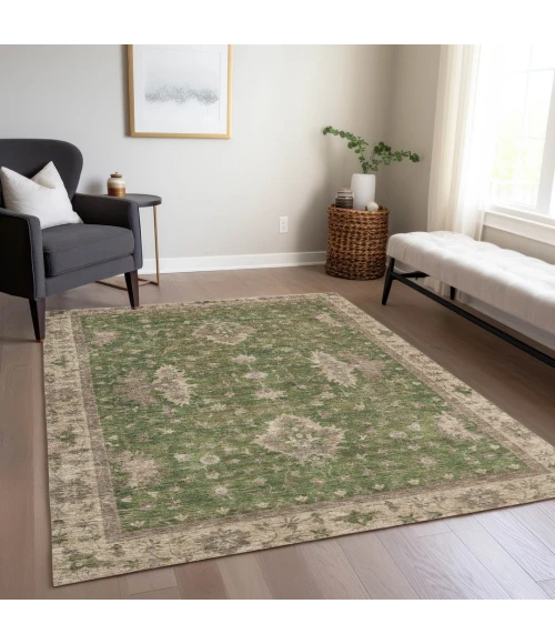 Addison Rugs Chantille Green ACN1739 9ft. x 12ft. Rect. Rug
