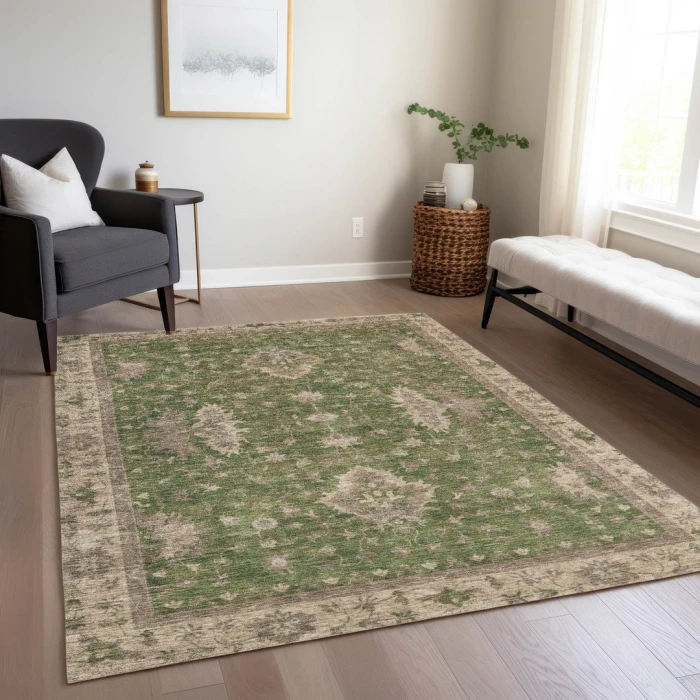 Addison Rugs Chantille Green ACN1739 8ft. x 10ft. Rect. Rug