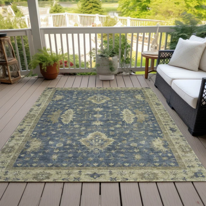 Addison Rugs Chantille Blue ACN1739 8ft. x 10ft. Rect. Rug