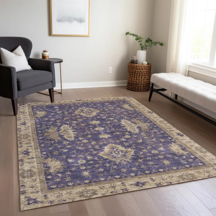 Addison Rugs Chantille Purple ACN1739 8ft. x 10ft. Rect. Rug