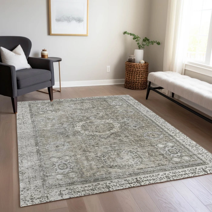 Addison Rugs Chantille Gray ACN1740 9ft. x 12ft. Rect. Rug