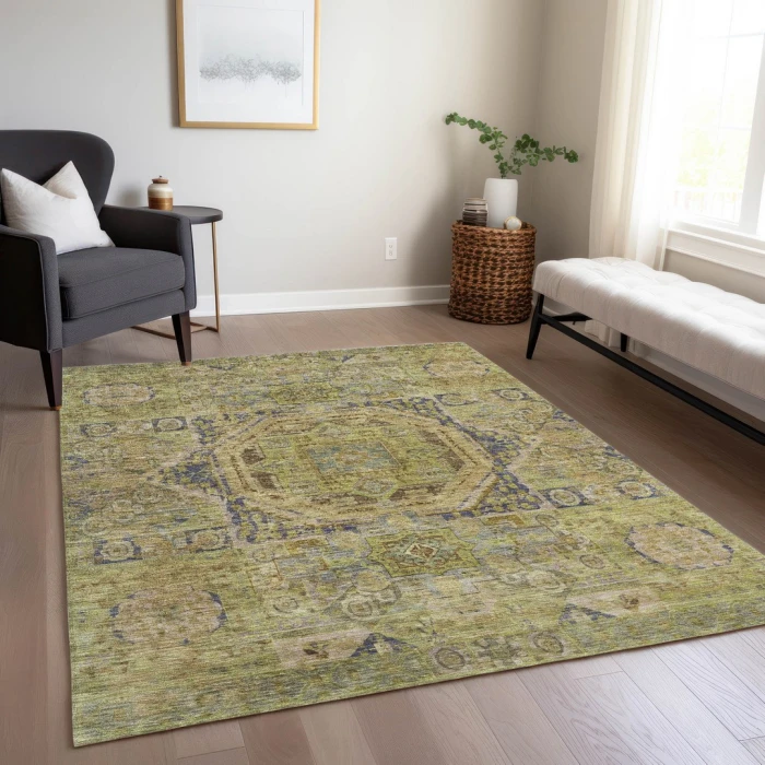 Addison Rugs Chantille Green ACN1743 5ft. x 7ft.6in. Rect. Rug