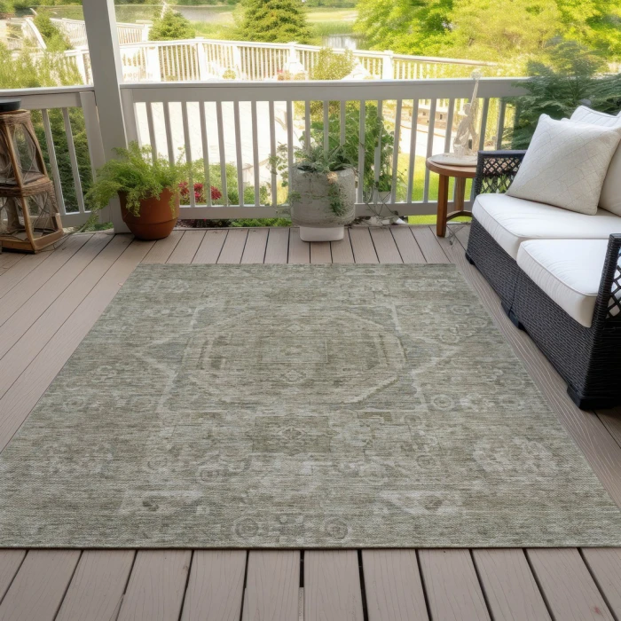 Addison Rugs Chantille Gray ACN1743 5ft. x 7ft.6in. Rect. Rug