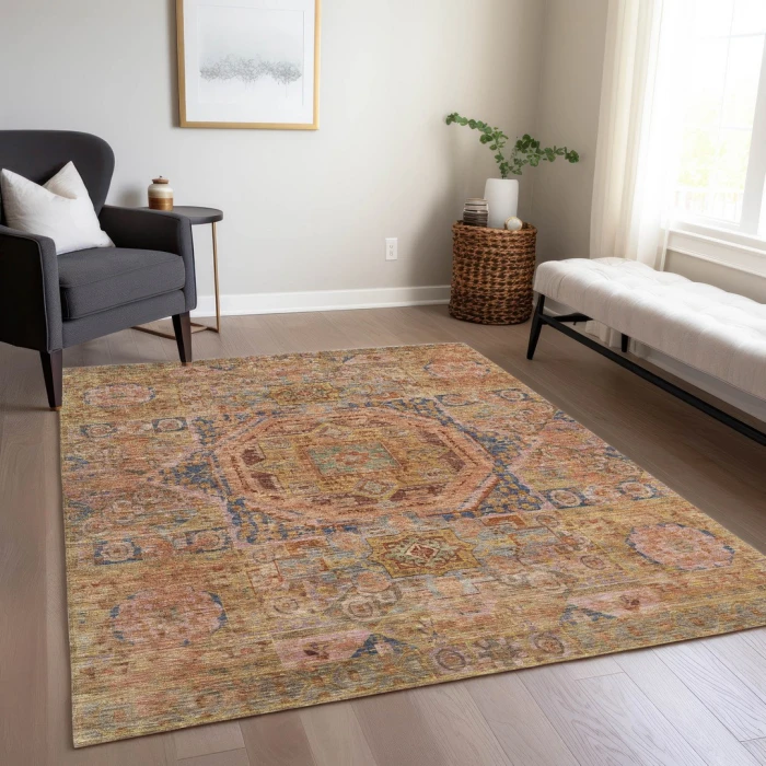 Addison Rugs Chantille Orange ACN1743 8ft. x 10ft. Rect. Rug