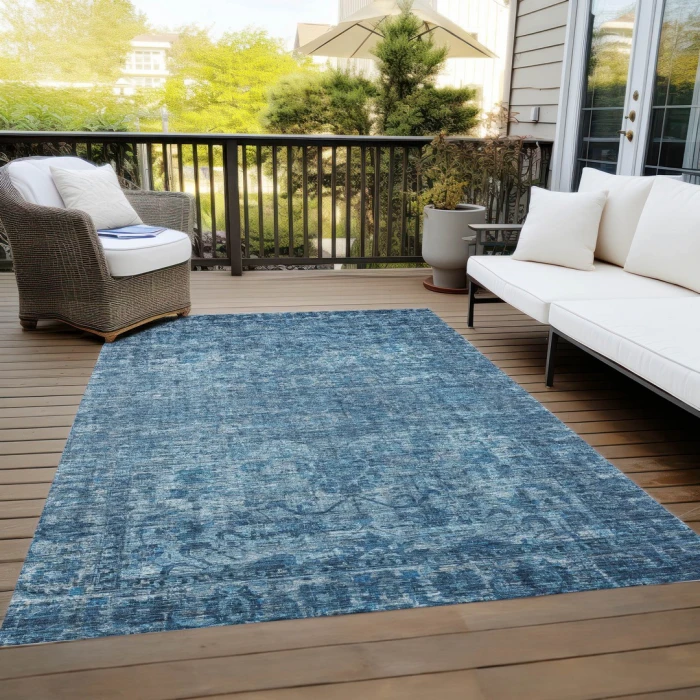 Addison Rugs Chantille Blue ACN1744 5ft. x 7ft.6in. Rect. Rug