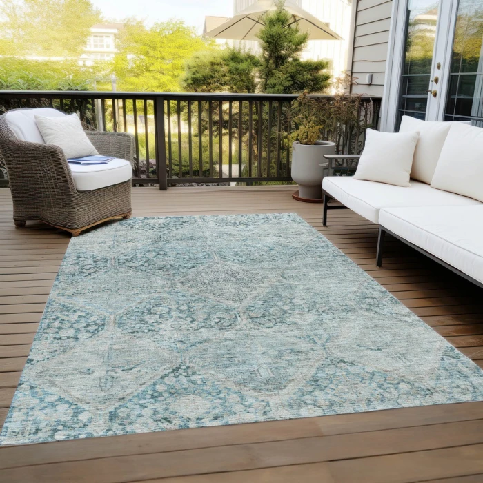 Addison Rugs Chantille Blue ACN1745 5ft. x 7ft.6in. Rect. Rug