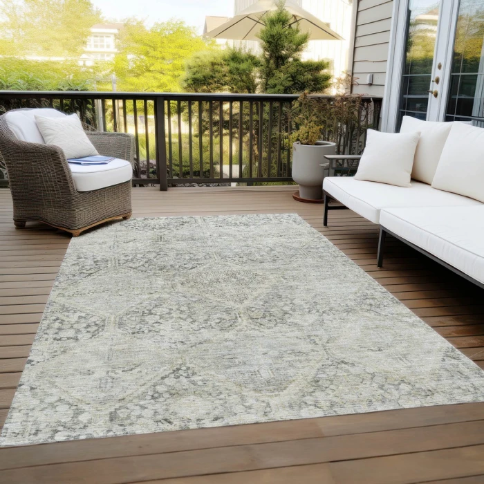 Addison Rugs Chantille Gray ACN1745 8ft. x 10ft. Rect. Rug