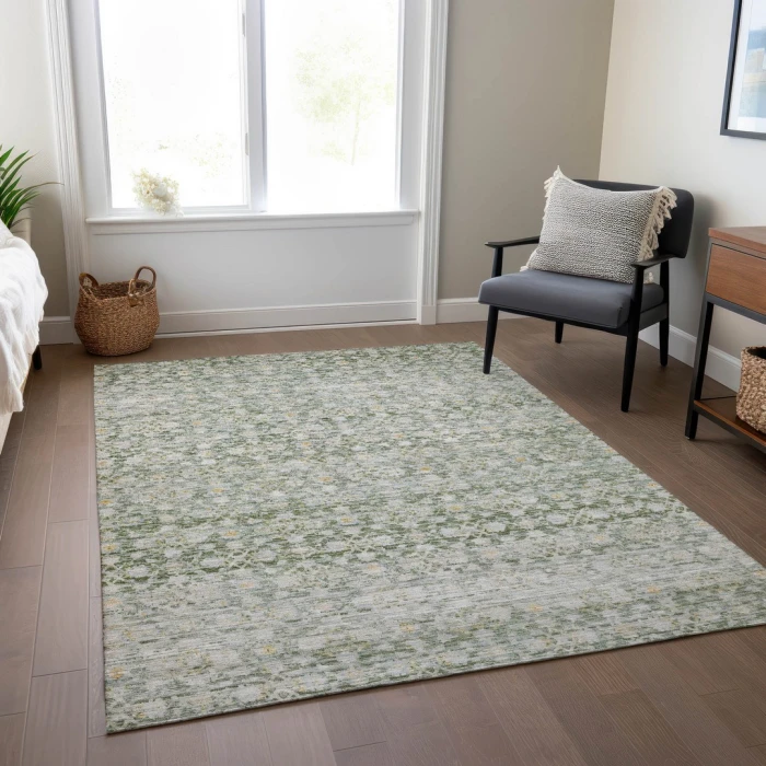 Addison Rugs Chantille Green ACN1747 9ft. x 12ft. Rect. Rug