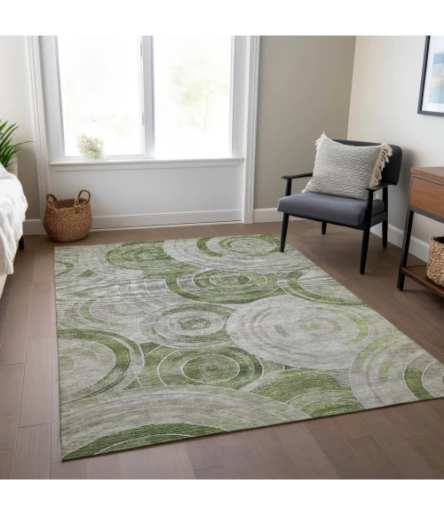Addison Rugs Chantille Green ACN1750 9ft. x 12ft. Rect. Rug